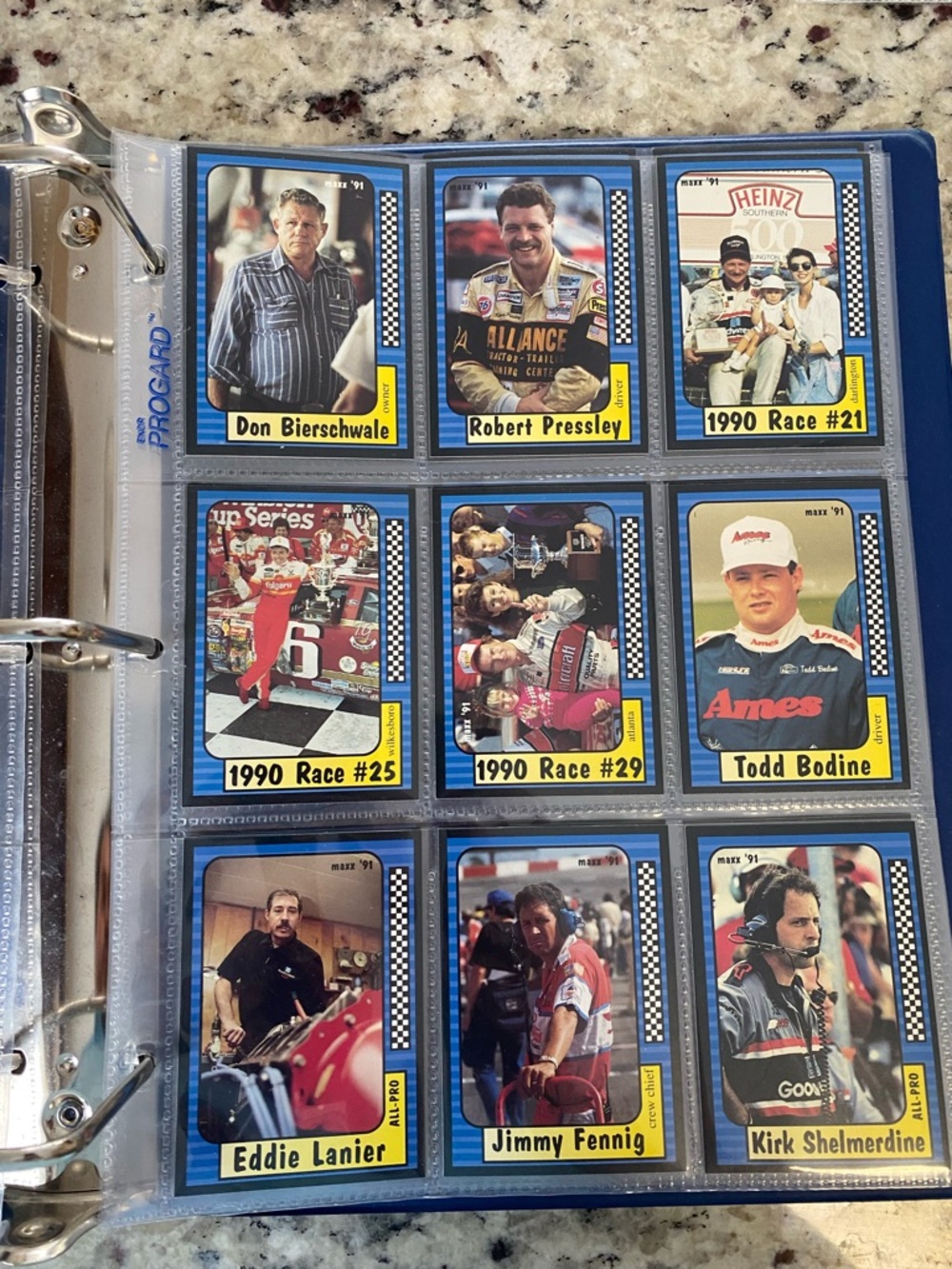1991 Maxx Race Trading Cards with 34 Cards total - Picture 2 of 5
